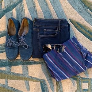 Tommy Bahama High Rise Ankle Jeans